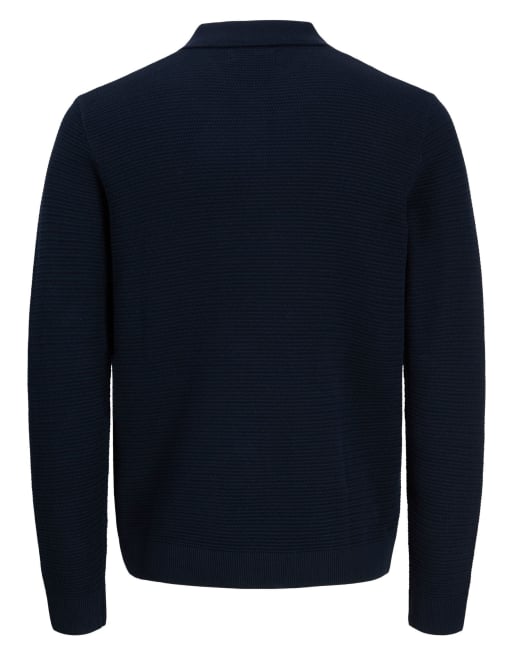 Jack & Jones strikket pullover i sky captain, 6 af 6