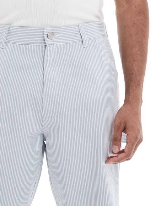 【DISCERNMENT】Jay Stripe Carpenter Pants Jack & Jones striped carpenter pants in blue | ASOS