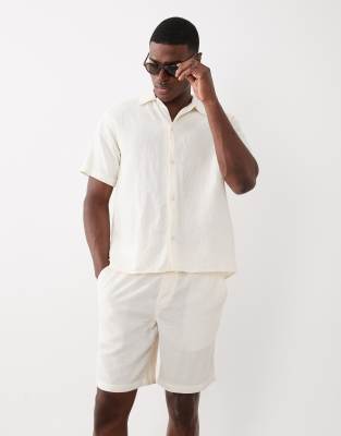 Jack & Jones Herren Kurze Sporthosen Beige Gr. Groß - Bild 3