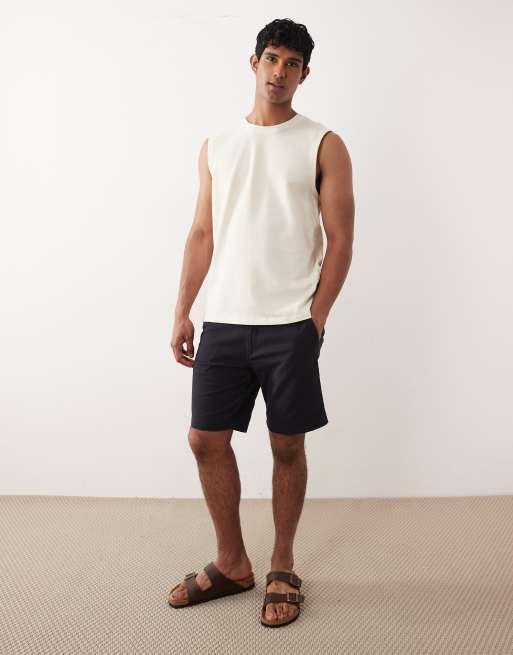 Jack & Jones – Strukturiertes, geripptes Trägertop in Wollweiß, 2 von 5