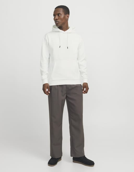 Jack & Jones sudadera con capucha en Cloud Dancer, 3 de 7