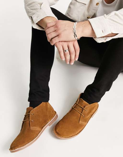 Jack and jones outlet suede boots