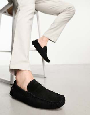  suede loafer  