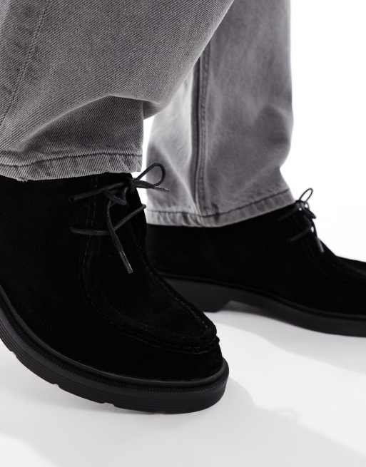 Jack & Jones suede loafer shoe in black, 2 of 4