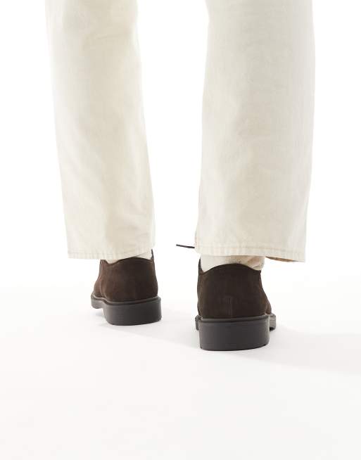 Jack & Jones suede loafer shoes in brown, 2 of 4