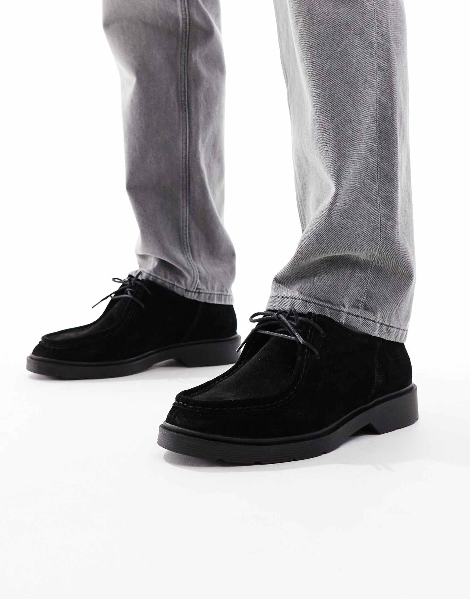 Черные замшевые мокасины Jack &Jones