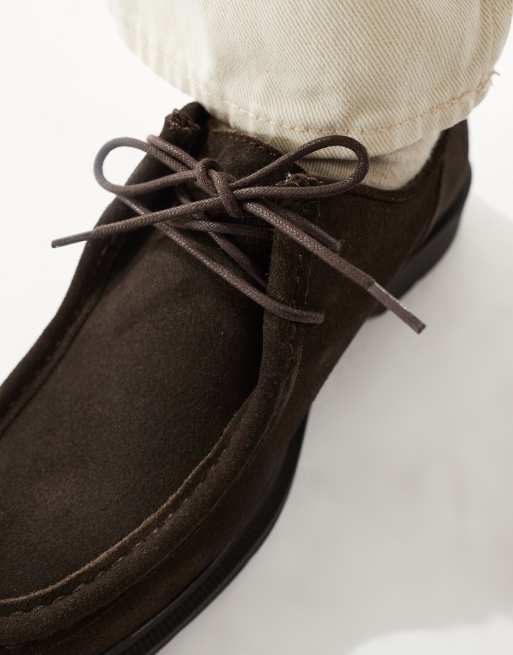 Jack & Jones - Suède loafers in bruin, 3 van 4