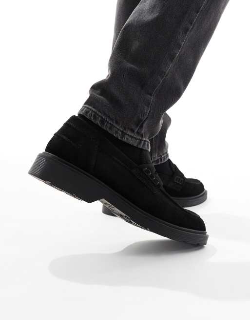 Jack & Jones - Suède loafers in zwart, 3 van 4