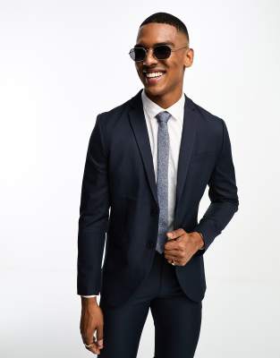 Jack & Jones suit jacket in slim fit navy