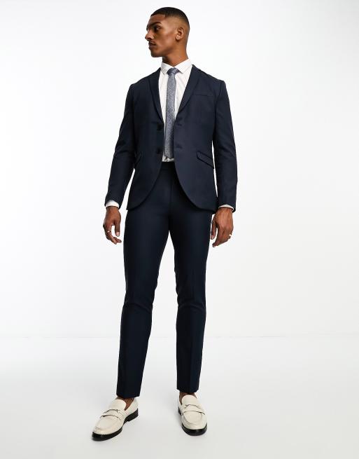 Jack & Jones suit trousers in slim fit navy, 2 of 5