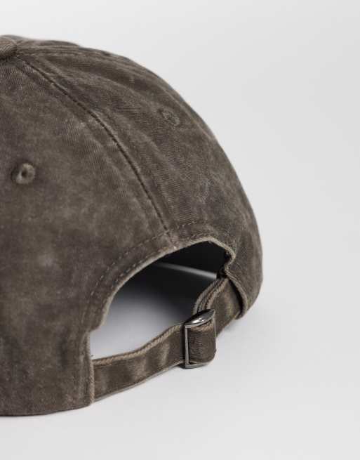 Jack & Jones Sunday club cap in washed gray, 3 of 3