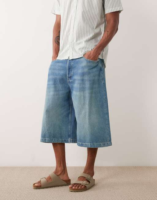 Jack & Jones - Super baggy jorts in middenblauw, 2 van 5