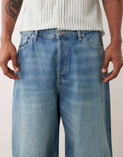 Jack & Jones - Super baggy jorts in middenblauw, 5 van 5