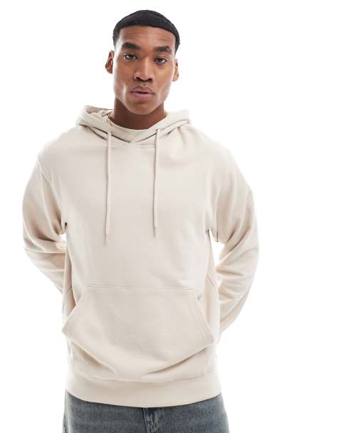 Jack & Jones – Super-Oversize-Kapuzenpullover in Beige - view 1