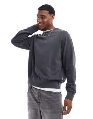 Jack & Jones Jack & Jones super oversized sweatshirt in washed grey