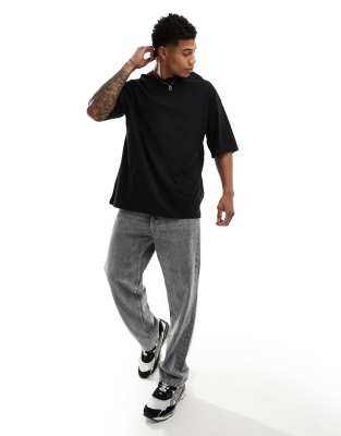 Jack & Jones Super Oversized T-shirt In Black