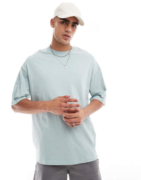 Jack & Jones super oversized t-shirt in grey blue - view 1