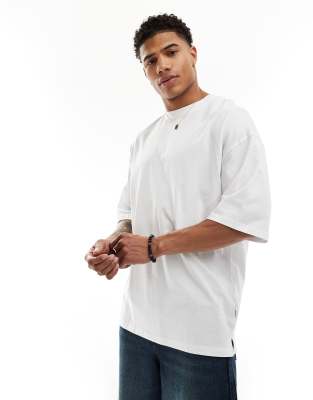 Jack & Jones super oversized t-shirt in white