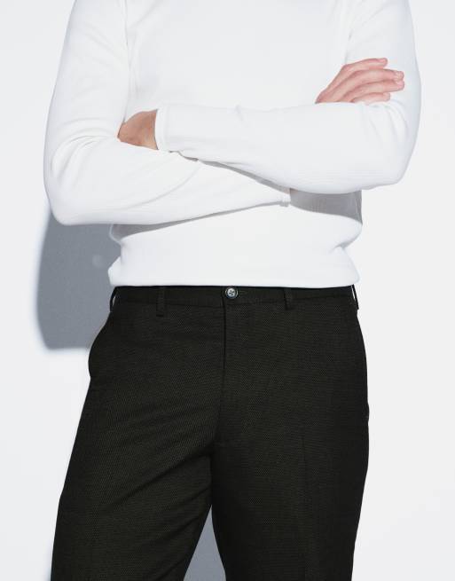 Jack & Jones super slim fit kostymbyxor i mörkgrönt, 2 av 5
