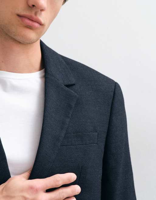 Jack & Jones super slim fit suit blazer in dark navy, 4 of 5