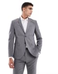 [Jack & Jones] Jack & Jones super slim fit suit jacket in grey-Green 50 Light Grey Melange