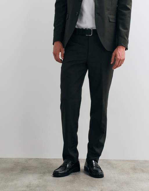 Jack & Jones super slim fit suit pants in dark green, 3 of 5