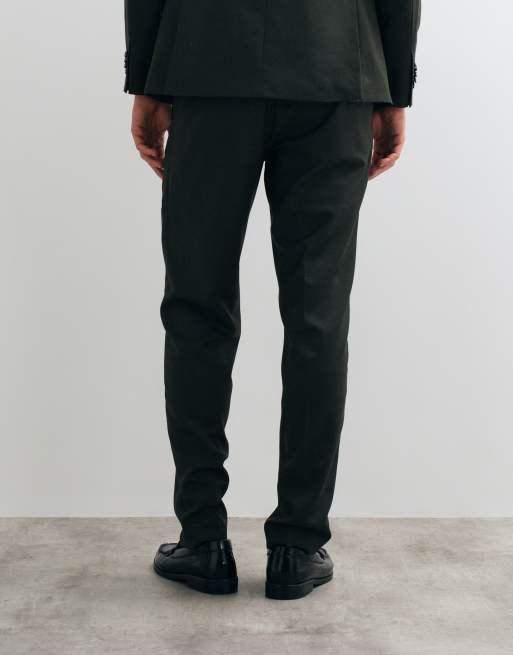 Jack & Jones super slim fit suit trousers in dark green, 5 of 5
