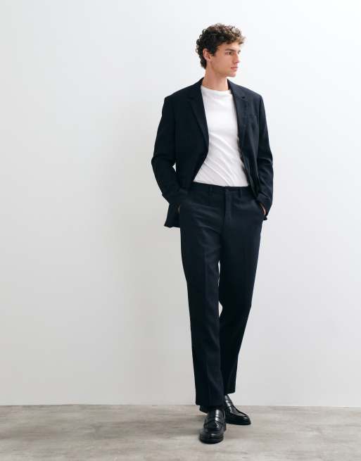 Jack & Jones super slim fit suit trousers in dark navy, 3 of 5