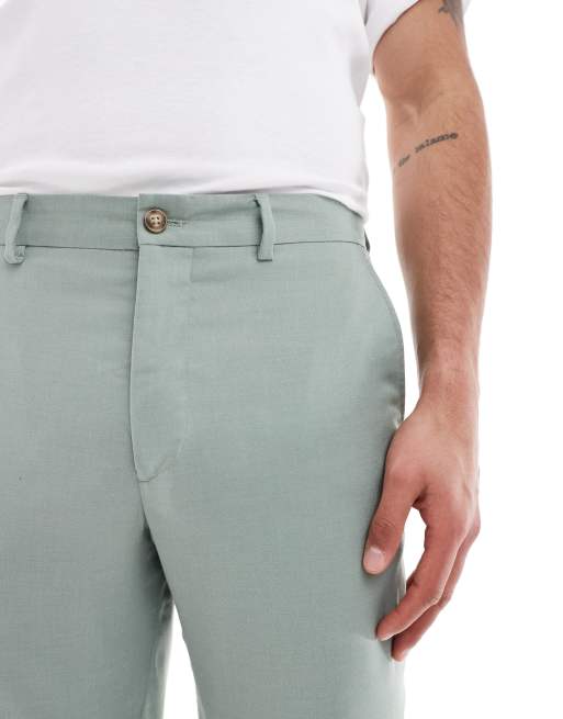 Jack & Jones super slim pants in light green , 3 of 5