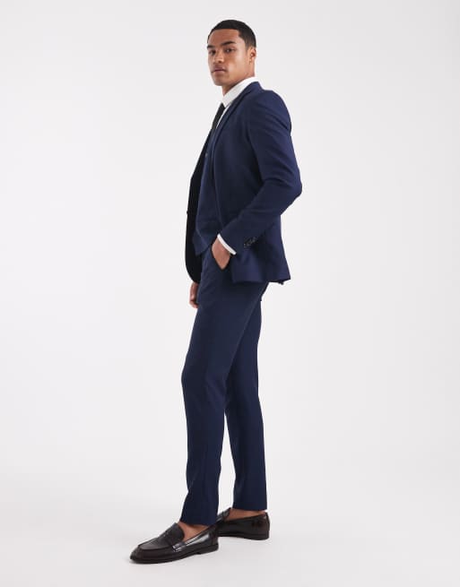 Jack & Jones - Supersmalle broek in donker marineblauw , 3 van 5