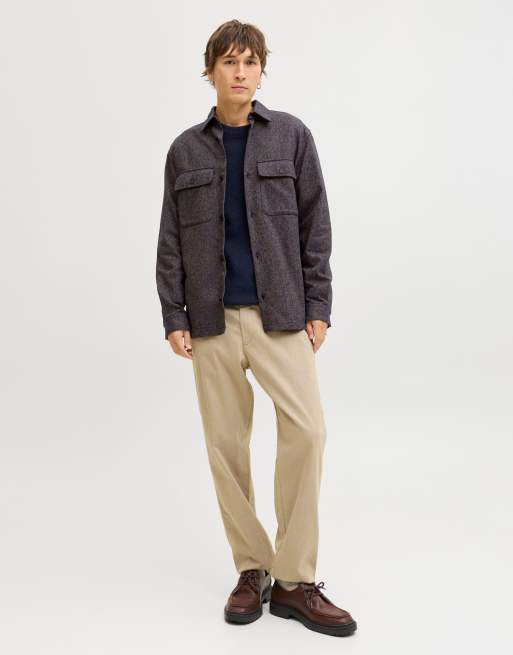 Jack & Jones - Surchemise à deux poches - Gris anthracite, 2 de 7