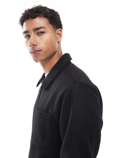Jack & Jones - Surchemise en aspect laine - Noir, 5 de 5