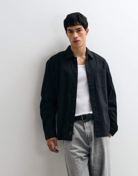 Jack & Jones surchemise en sergé noire - view 1