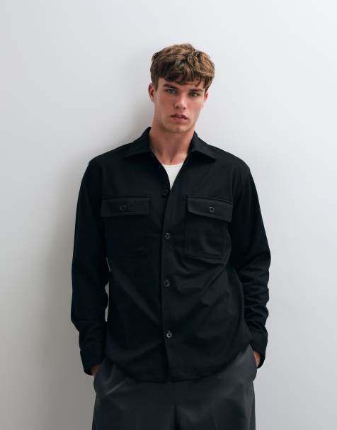 Jack & Jones surchemise en sergé noire - view 1