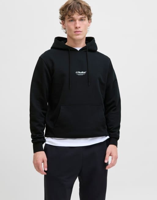 Jack & Jones – Svart huvtröja