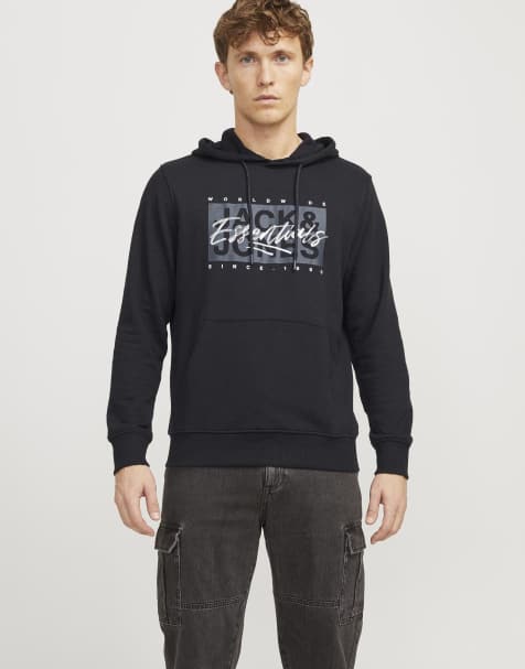 Jack & Jones – Svart huvtröja - view 1