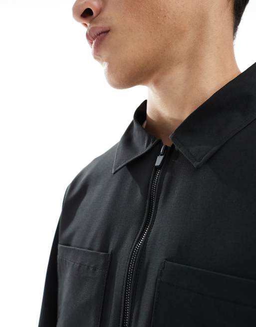 Jack & Jones – Svart, lätt skjortjacka, 4 av 4