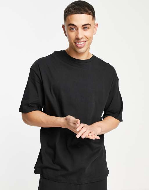 Jack & Jones – Svart mysset i oversize med t-shirt och mjukisbyxor, 2 av 4