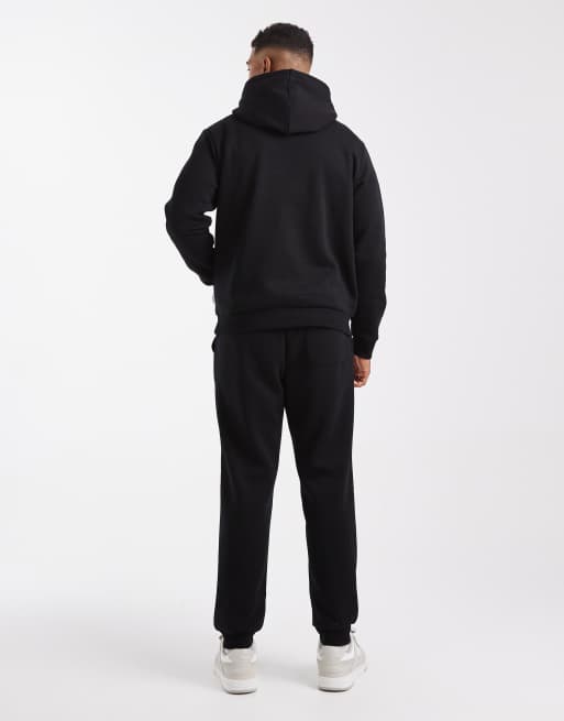 Jack & Jones – Svart set i oversized fit med huvtröja och mjukisbyxor, 3 av 5