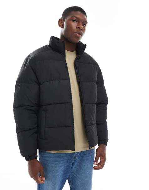 Jack & Jones – Svart vadderad jacka - view 1