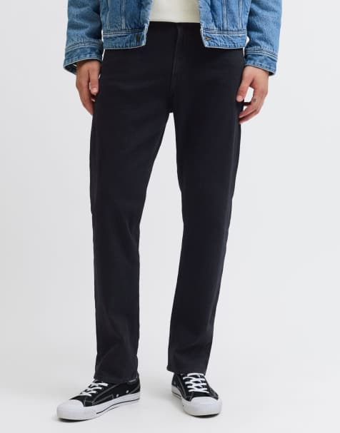Jack & Jones – Svarta, avslappnade jeans - view 1