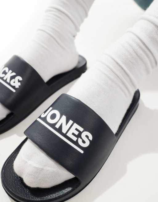 Jack & Jones – Svarta badtofflor, 4 av 4