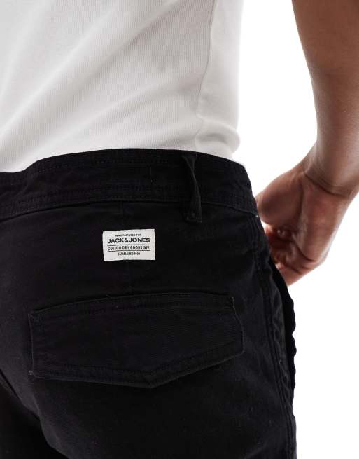 Jack & Jones – Svarta cargobyxor med ledig passform och flera fickor , 4 av 5