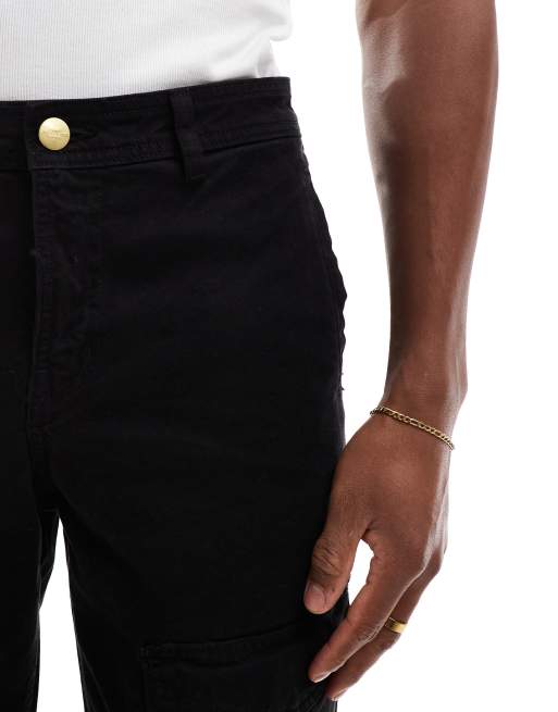 Jack & Jones – Svarta cargobyxor med ledig passform och flera fickor , 5 av 5