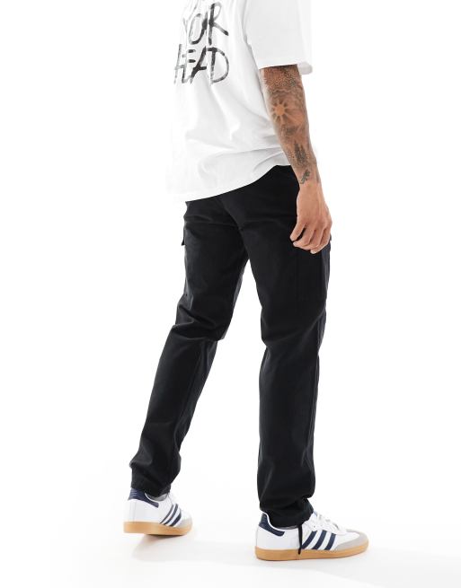 Jack & Jones – Svarta cargobyxor med ledig passform, 2 av 5