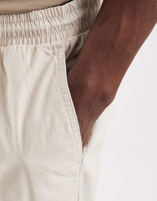 Jack & Jones – Svarta chino-shorts med dragsko, 4 av 5