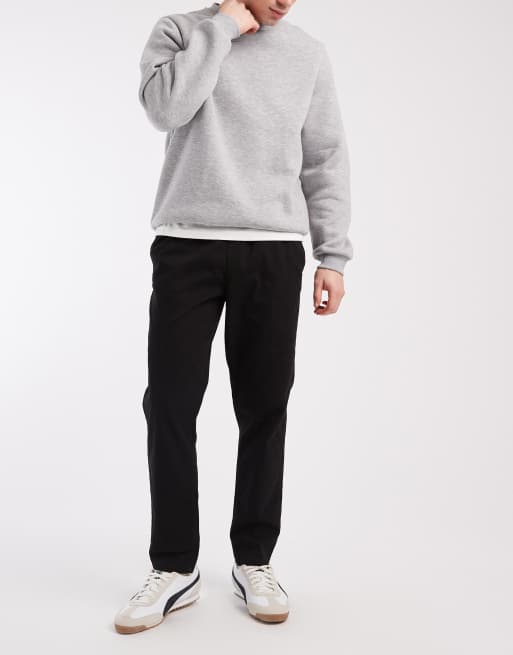 Jack & Jones – Svarta chinos med dragsko i midjan, 2 av 5