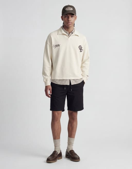 Jack & Jones – Svarta chinoshorts med dragsko, 3 av 5