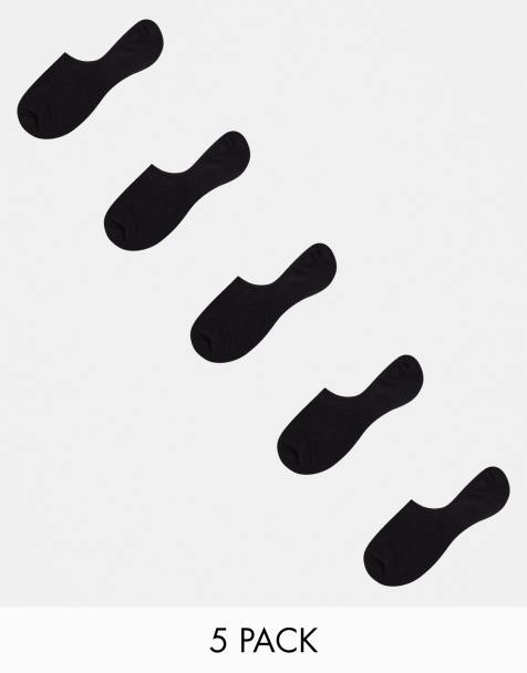 Jack & Jones – Svarta dolda strumpor i 5-pack - view 1