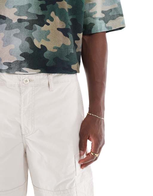 Jack & Jones – Svarta och gräddvita cargoshorts, 2-pack, 2 av 5